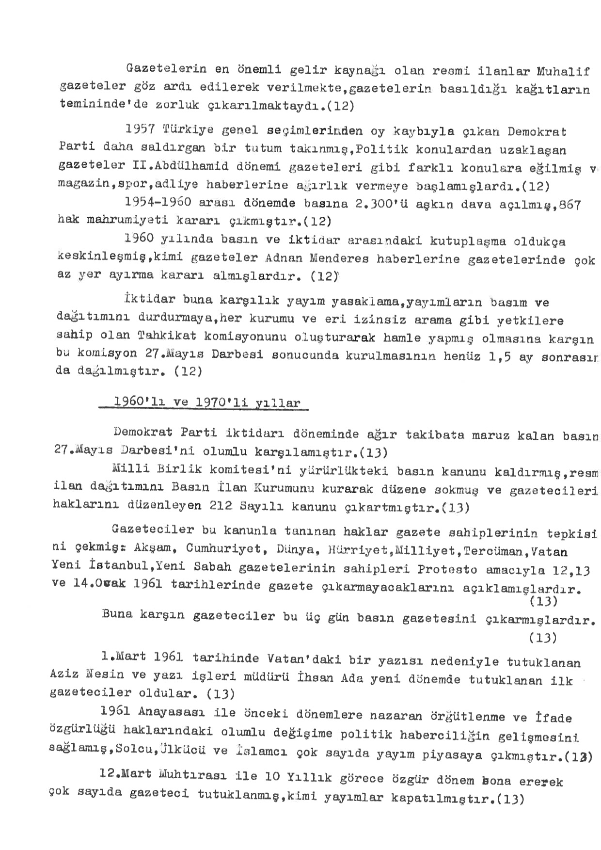 Censorship in Turkey, Typed