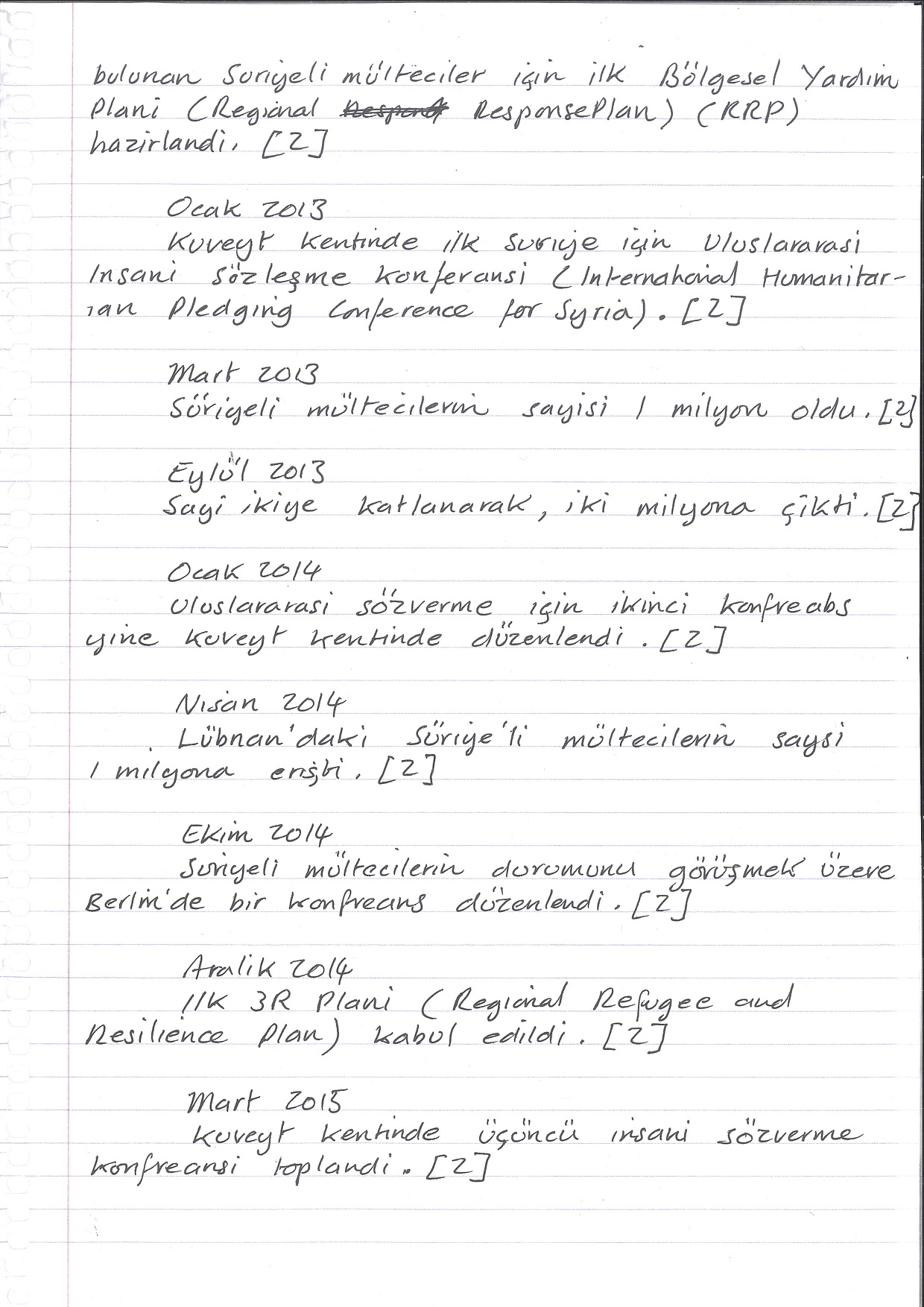 Refugees of the Syrian Civil War, Handwritten