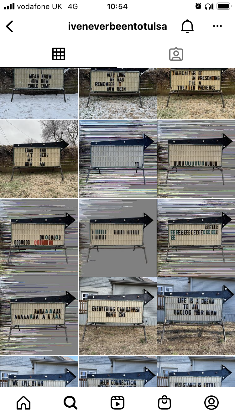 All Void Screams posts to I've Never Been to Tulsa